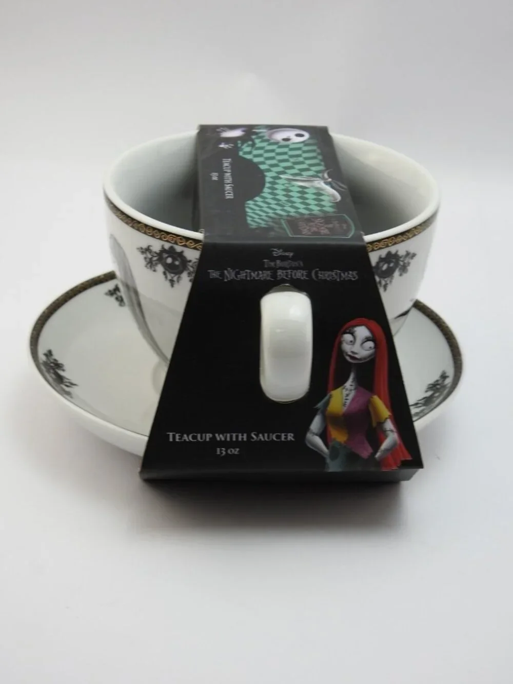 New Disney Nightmare Before Christmas Jack Sally Teacup Saucer Set